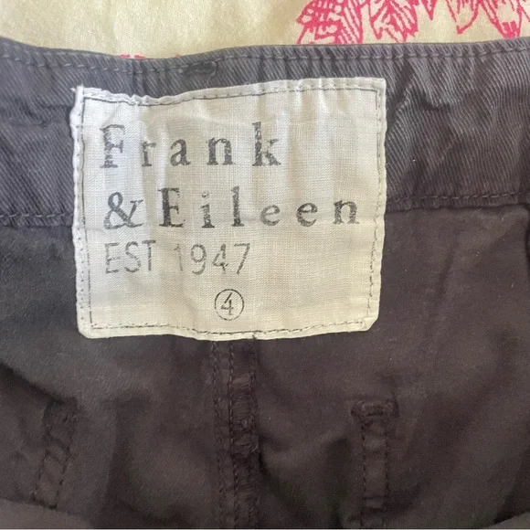 Frank & Eileen Blackstone The Italian Peach Twill Utility Pants in Size 4 - Picture 6 of 9